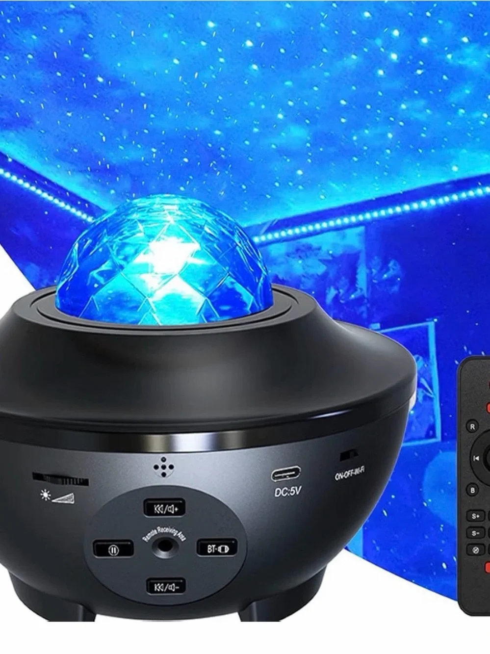 Star Night Light Projector with LED Starlight Cloud and Bluetooth Music Speaker